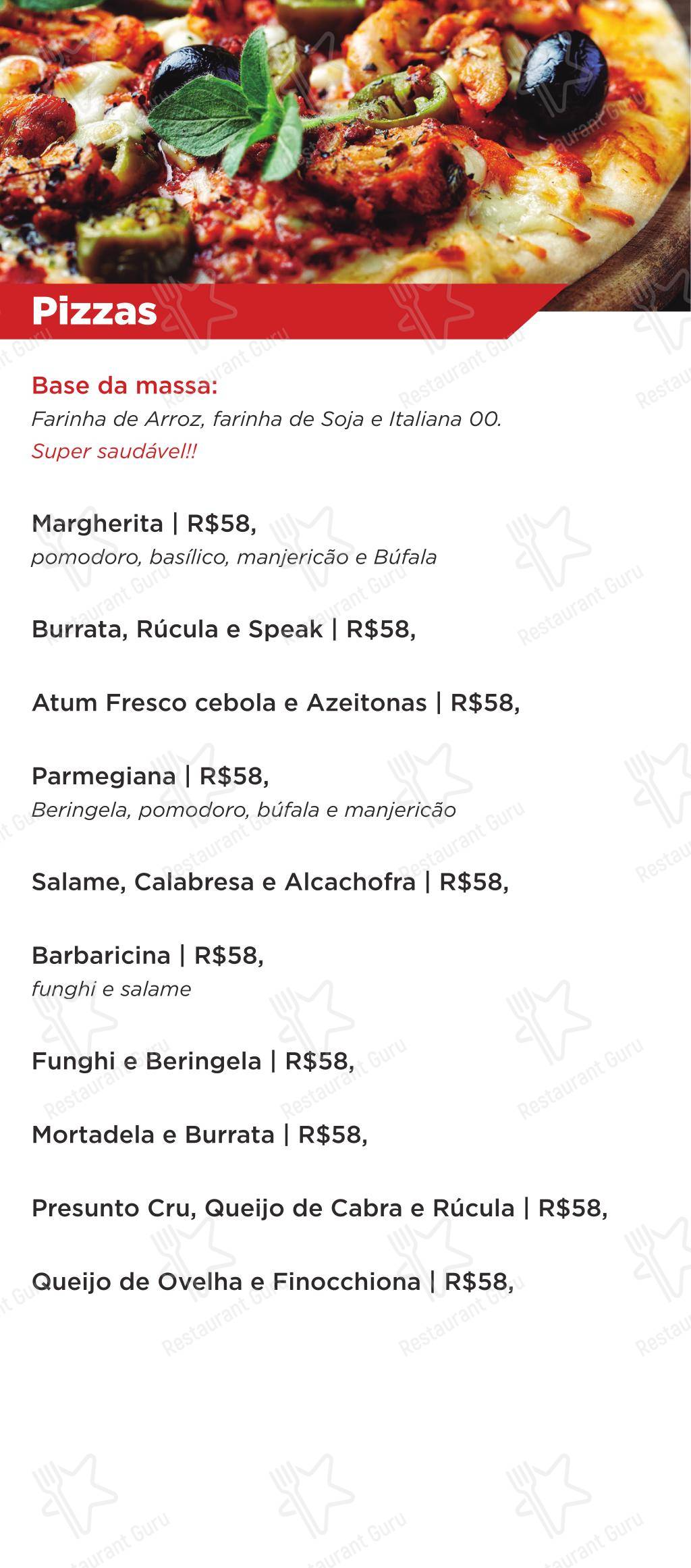 Menu para Casa do Sardo restaurante
