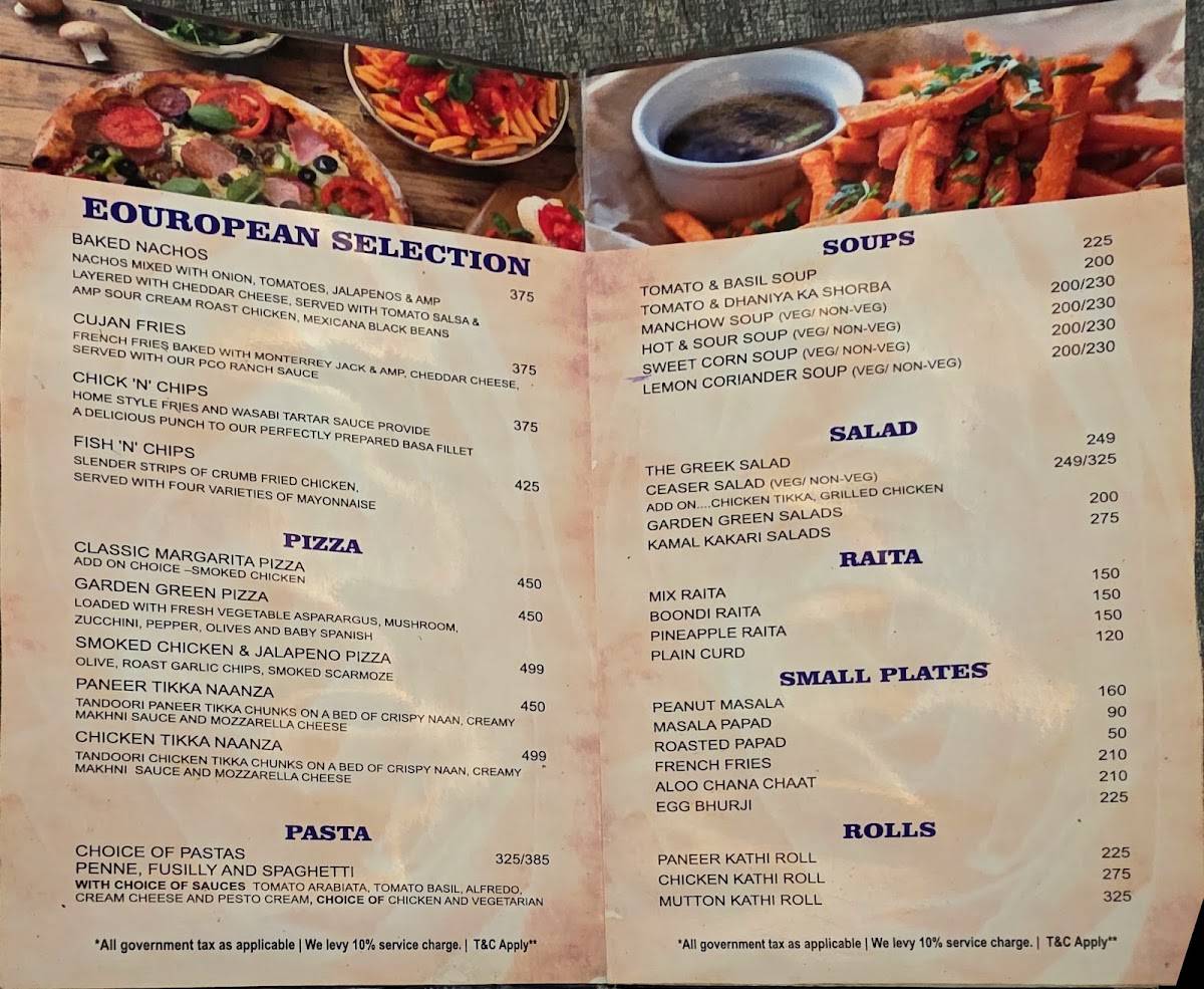 Caspian Restro And Bar menu