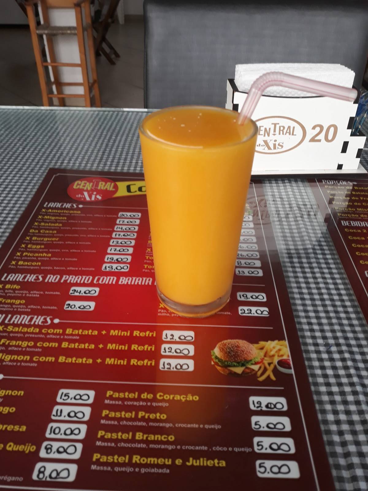 Central do Xis - Chapecó cardápio