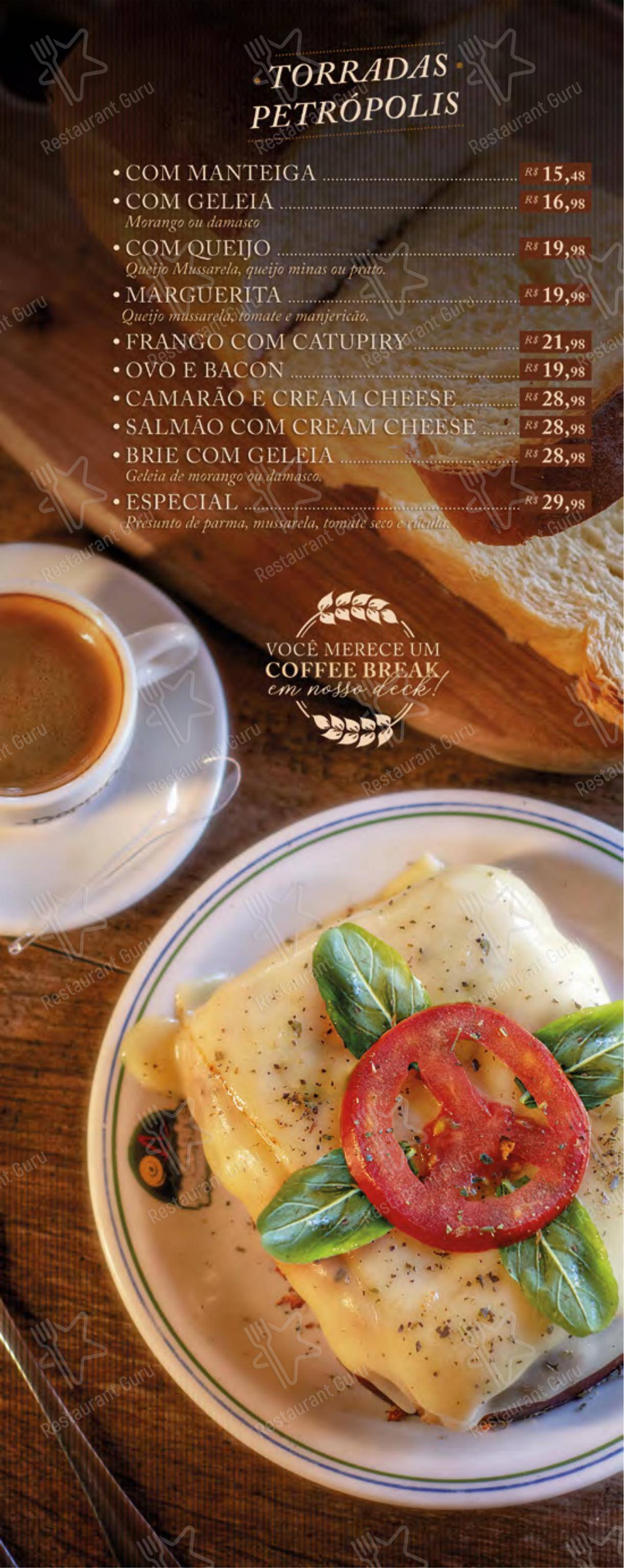 Centro Gastronômico Recanto menu - 菜单