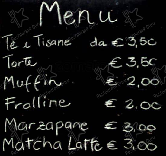 Menu di Chà Tea Atelier 