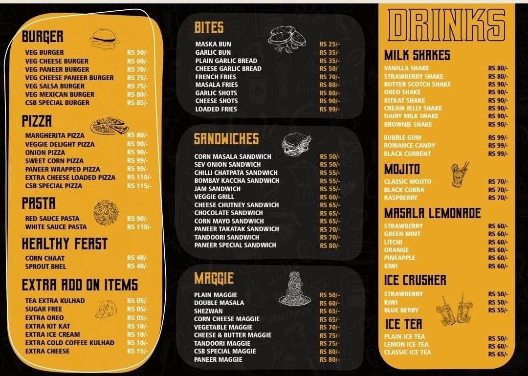 Chai Sutta Bar Tilakwadi (Tea21 Foods) menu