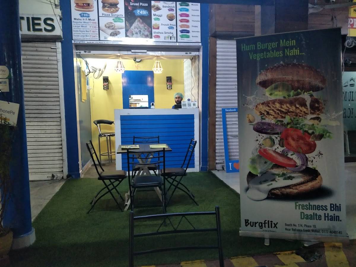 Burgflix menu