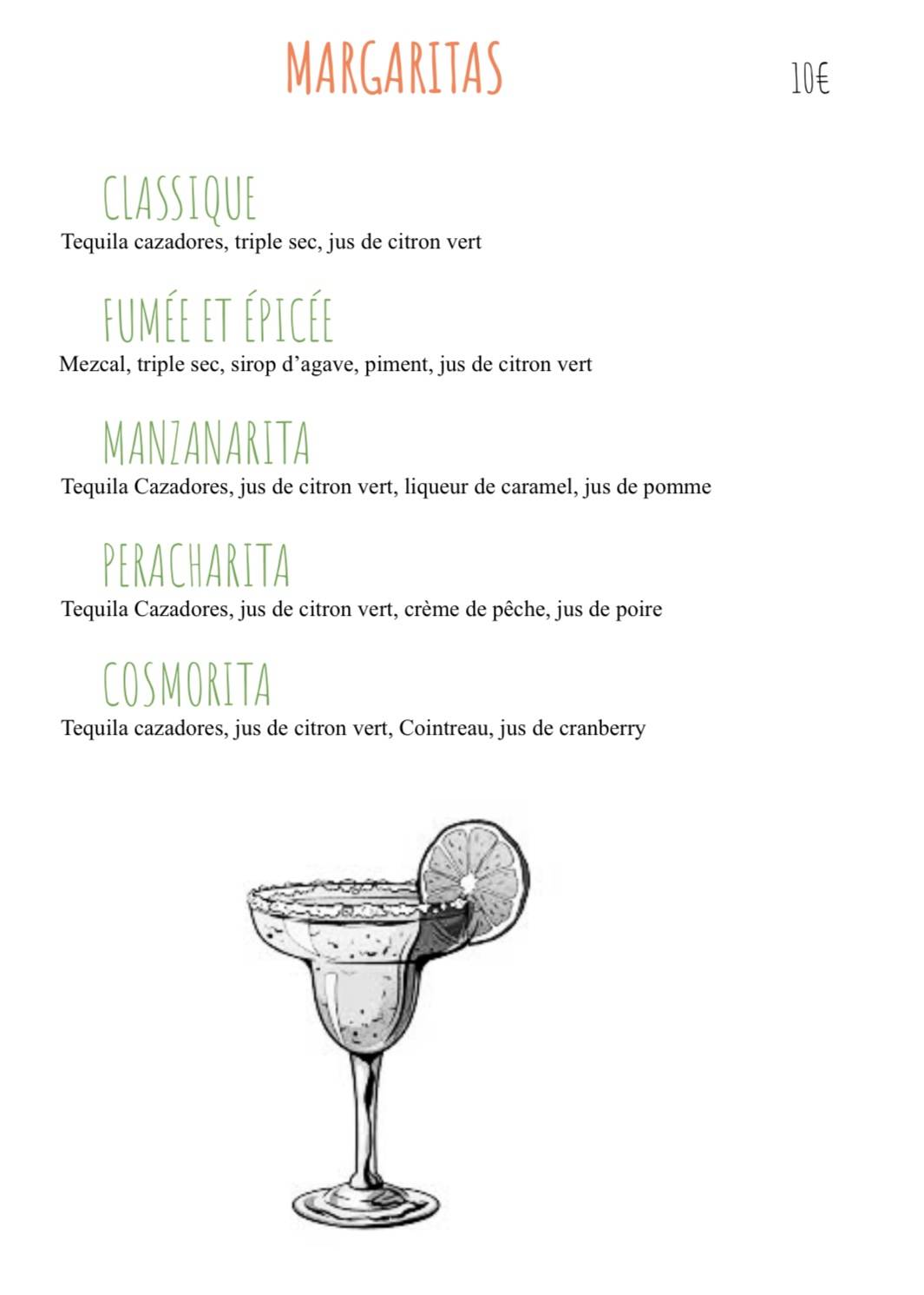 Menu de Nopal