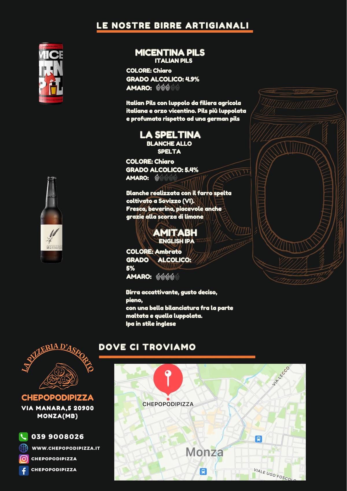 Menu di Chepopodipizza 