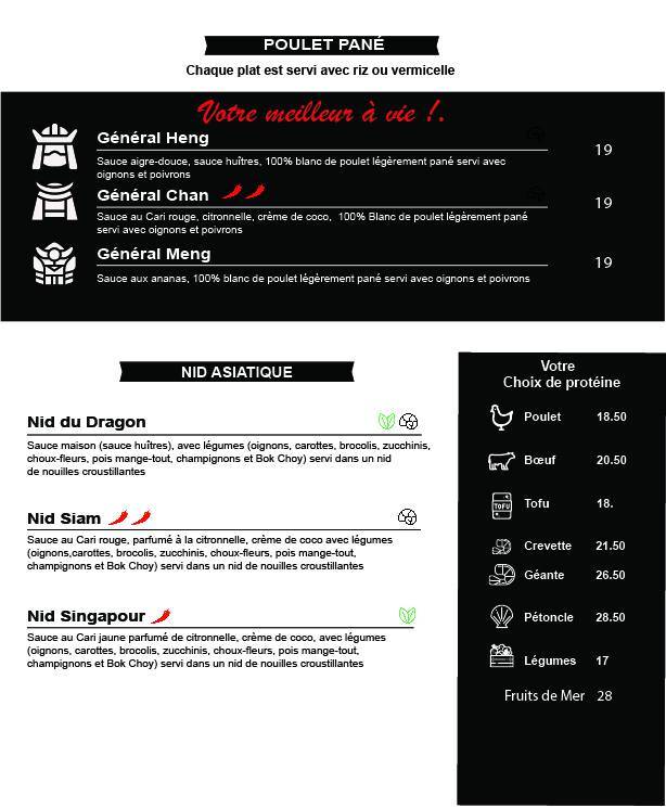 Menu de Chez Heng (Resto Bar)