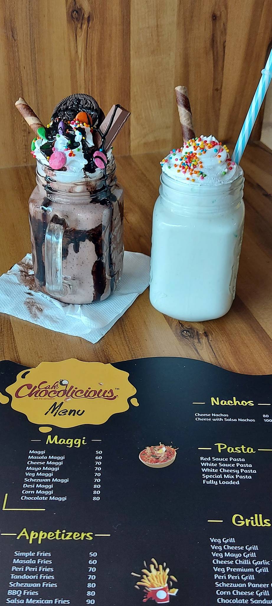 Cafe Chocolicious Chhatarpur menu