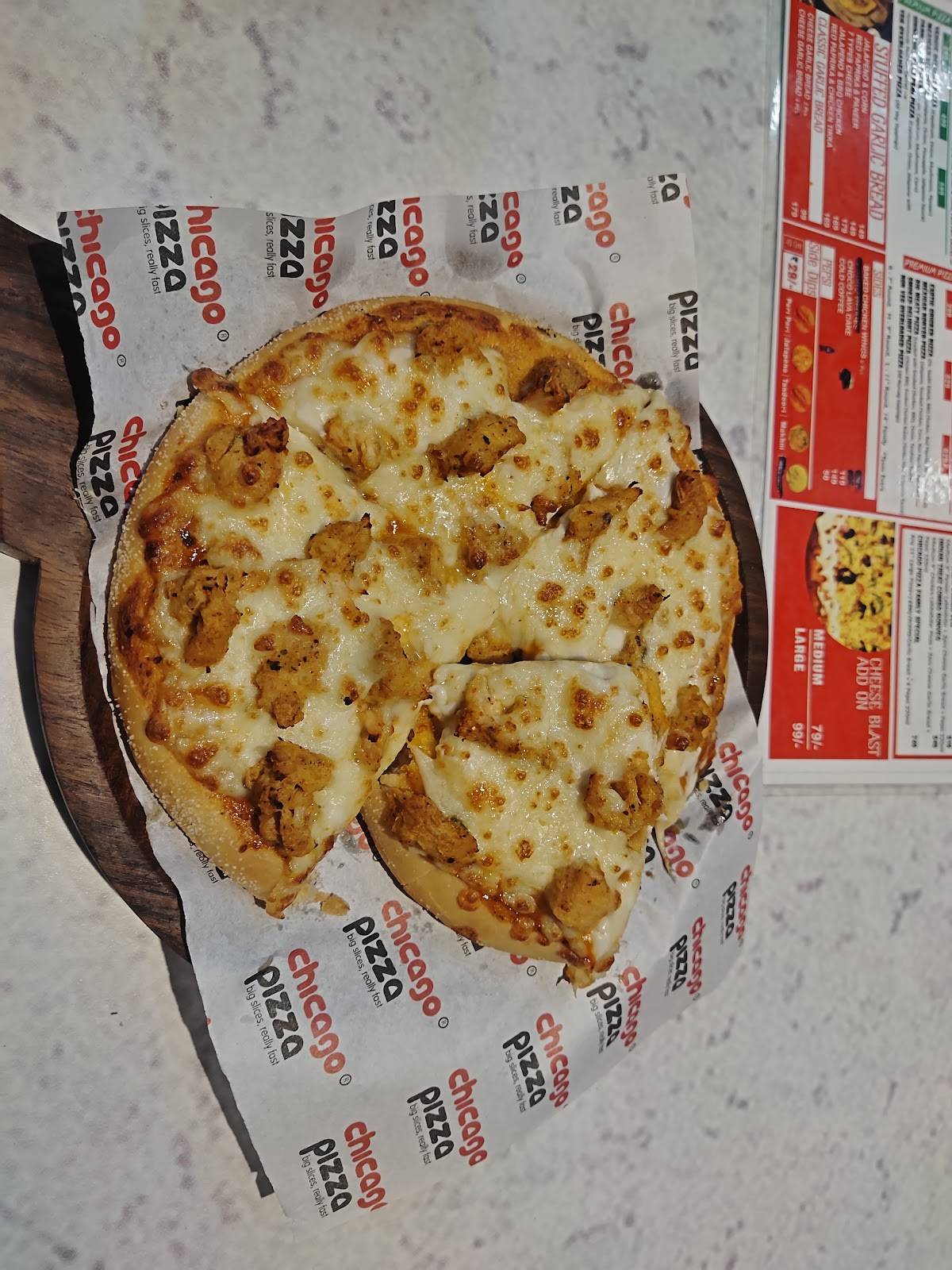 Chicago Pizza menu