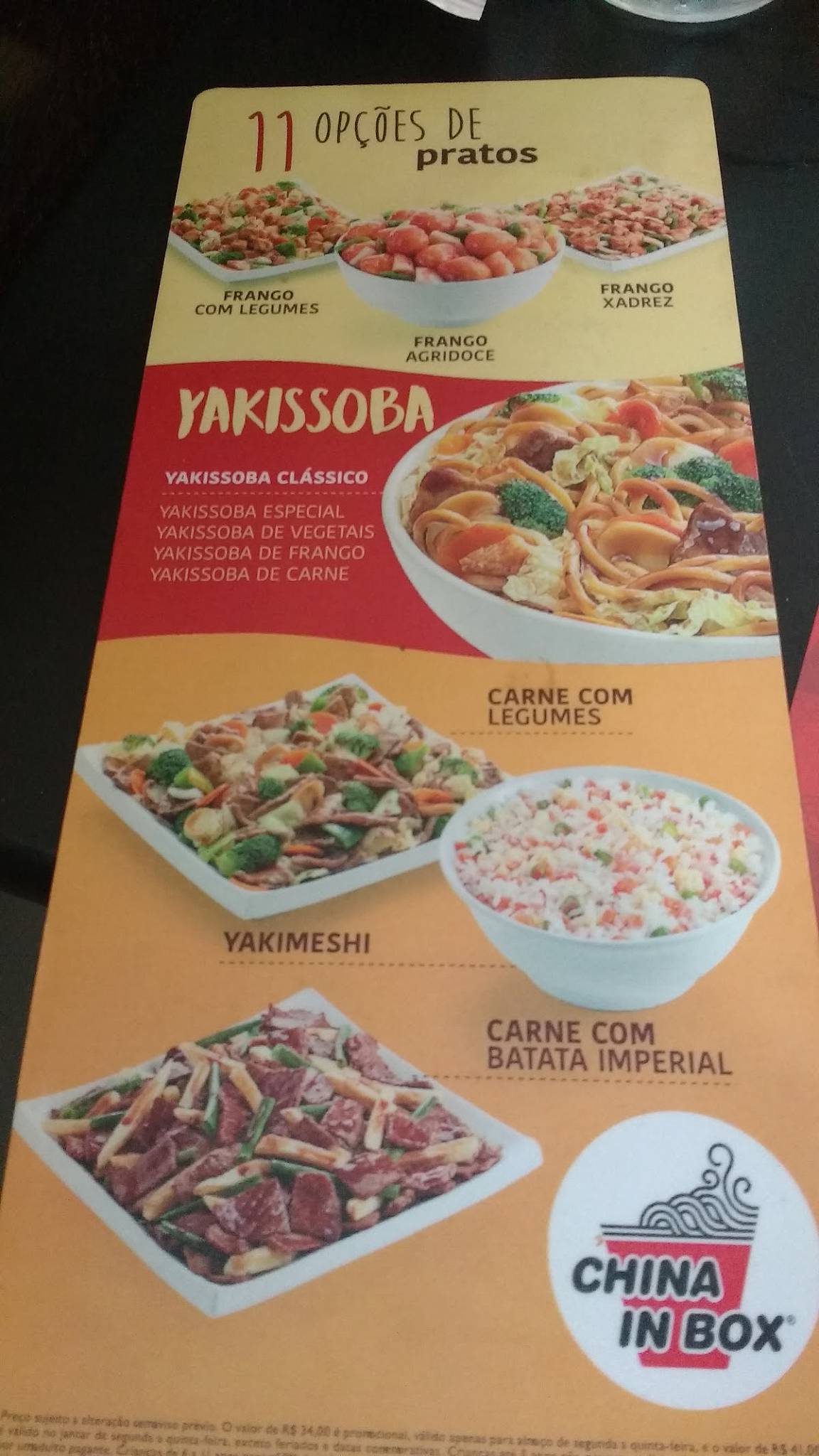 Menu Em China In Box Ahú Restaurante Delivery De Comida Chinesa Yakisoba Rolinho Primavera 