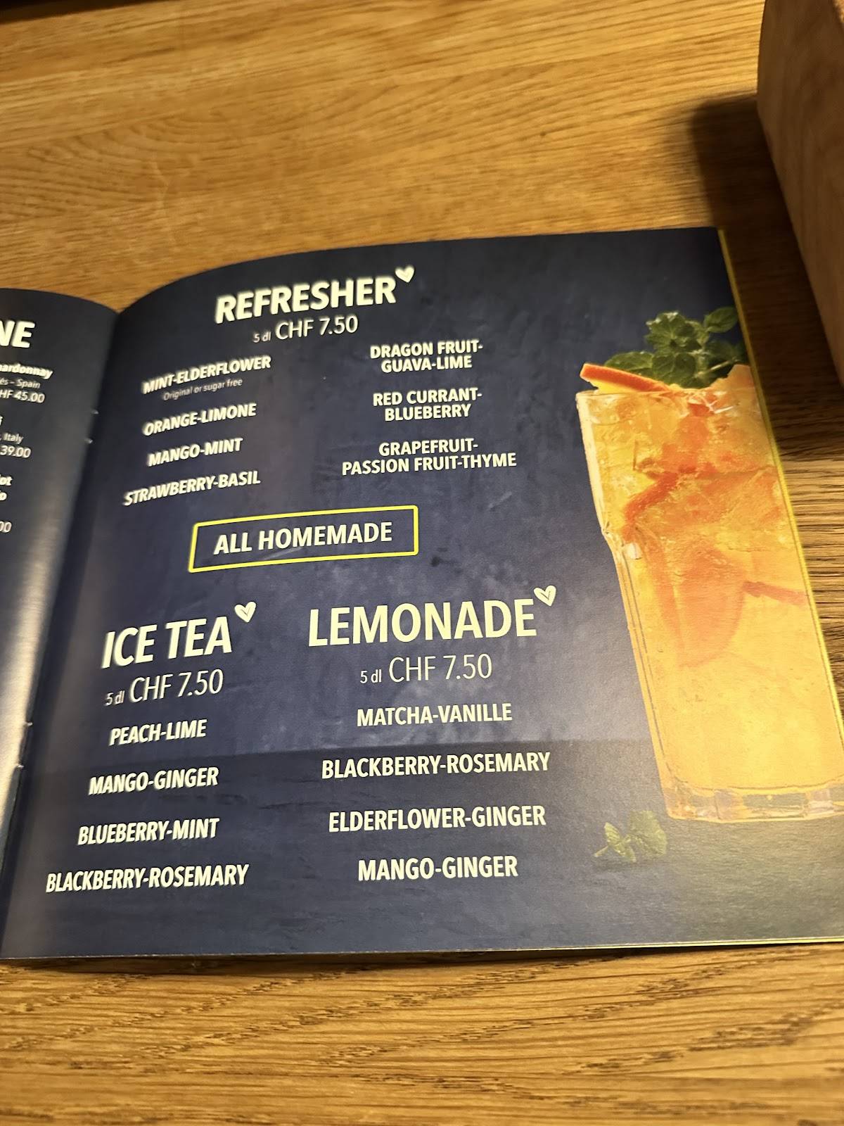 Menu di HANS IM GLÜCK - CHUR City West 