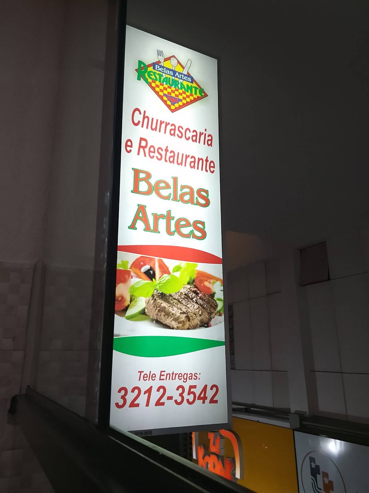 Churrascaria e Restaurante Belas Artes cardápio