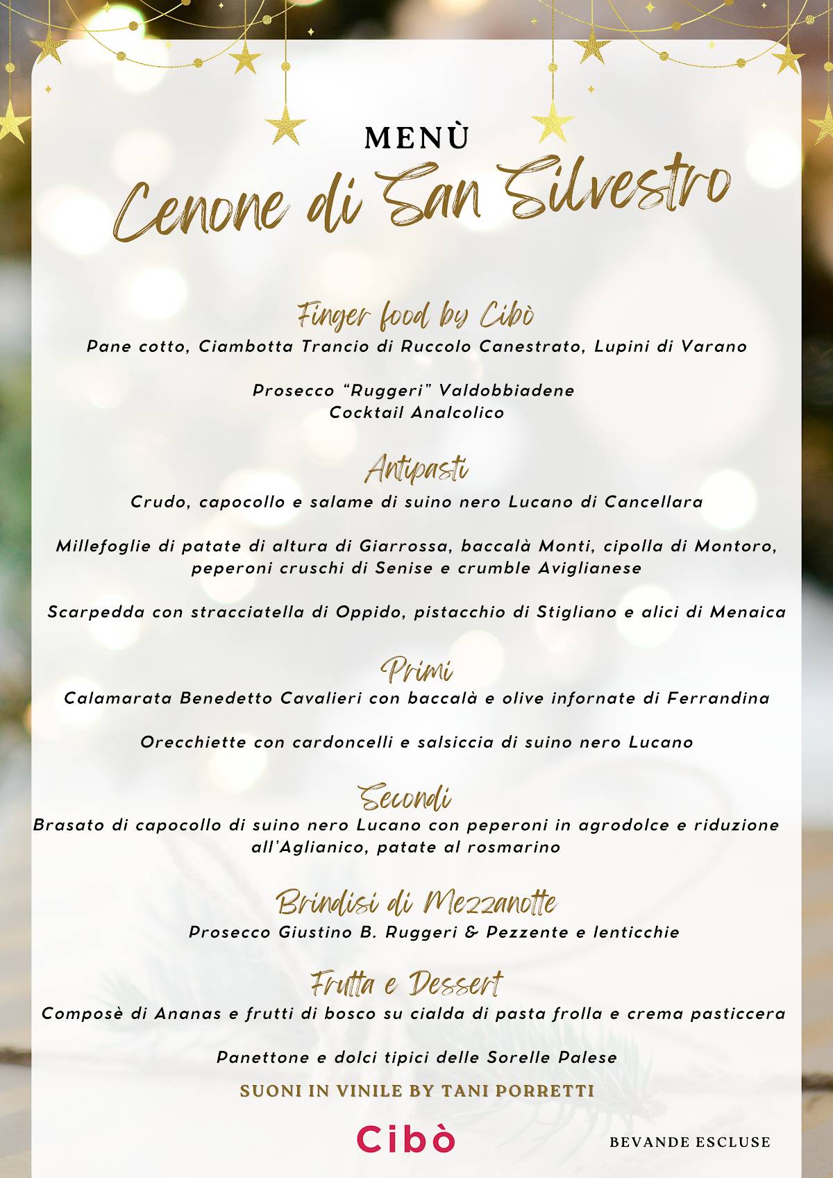 Menu di Cibò 