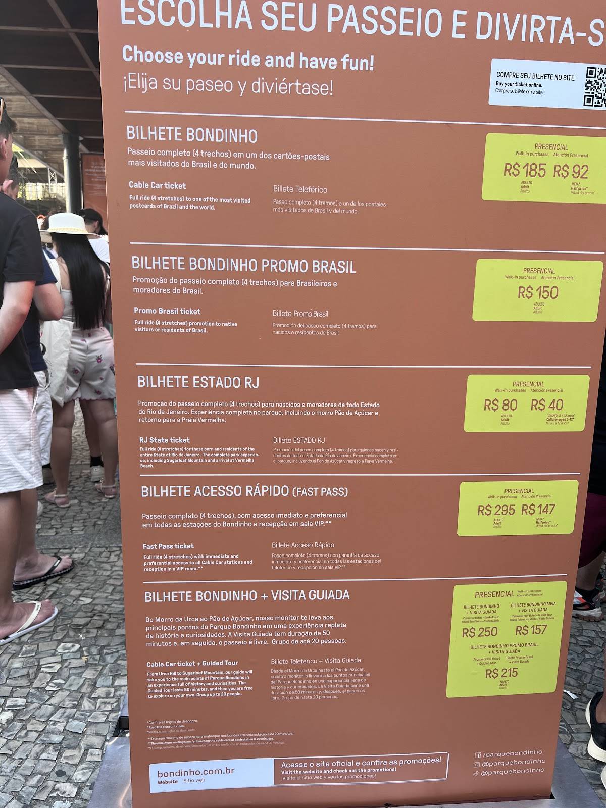 Clássico Sunset Club Urca cardápio