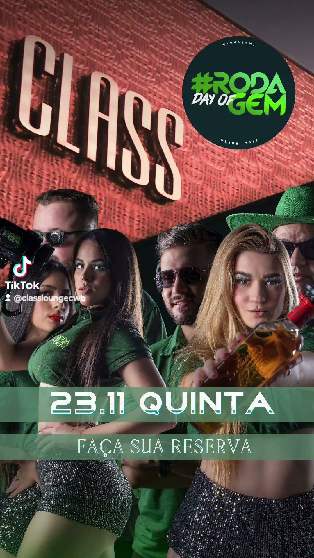 Class Night Club cardápio