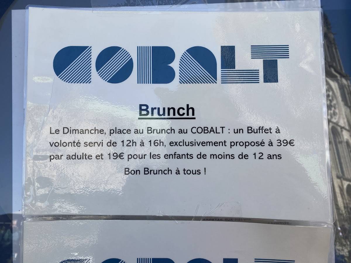 Menu de Cobalt