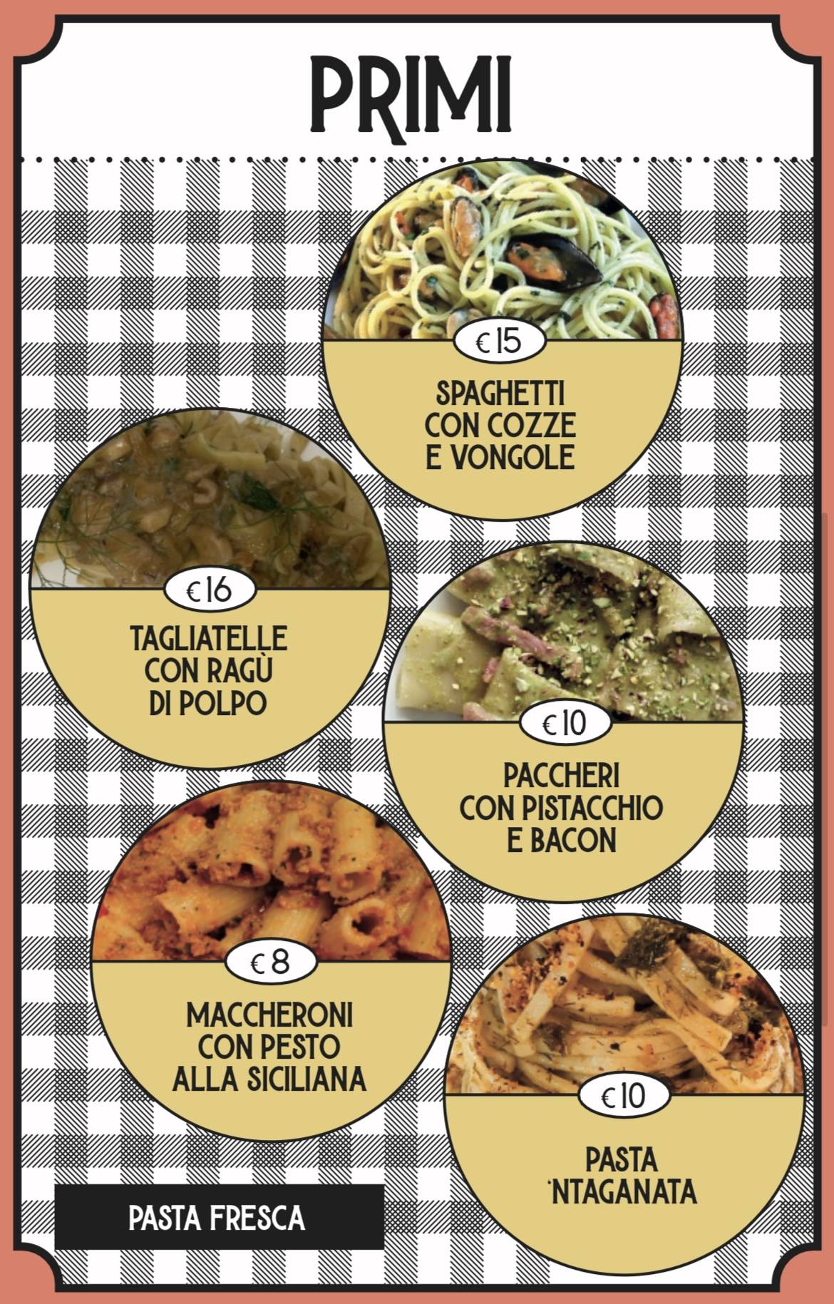 Menu di AMORELLI - Restaurant Cocktail Bar 