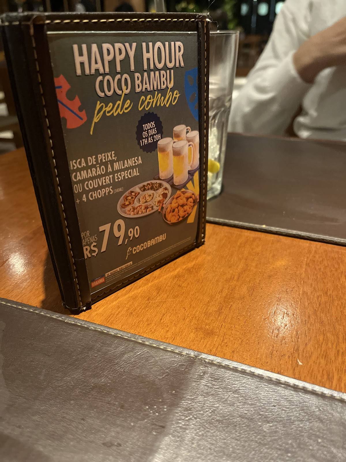 Coco Bambu Park Shopping cardápio