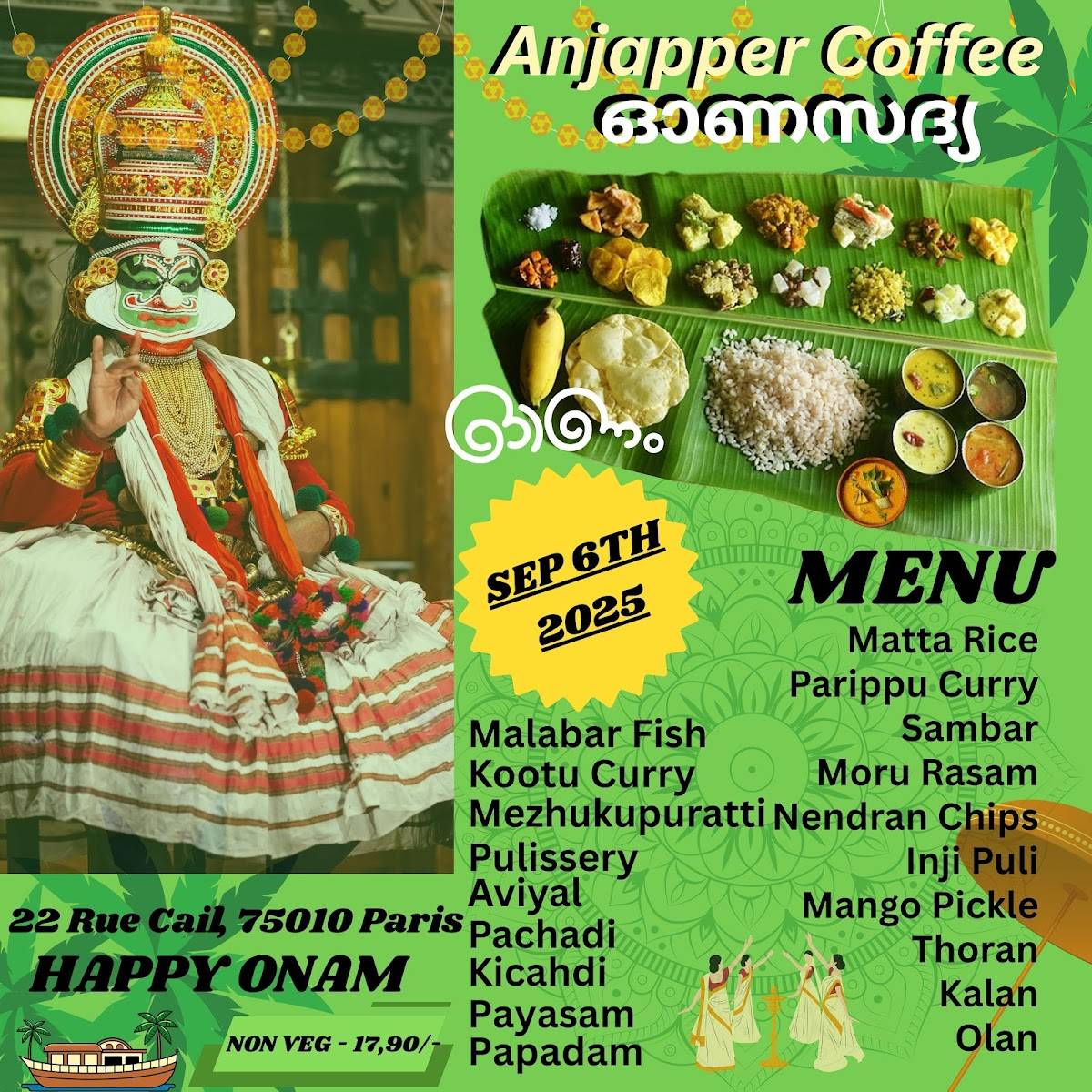 Menu de Coffee Anjapper
