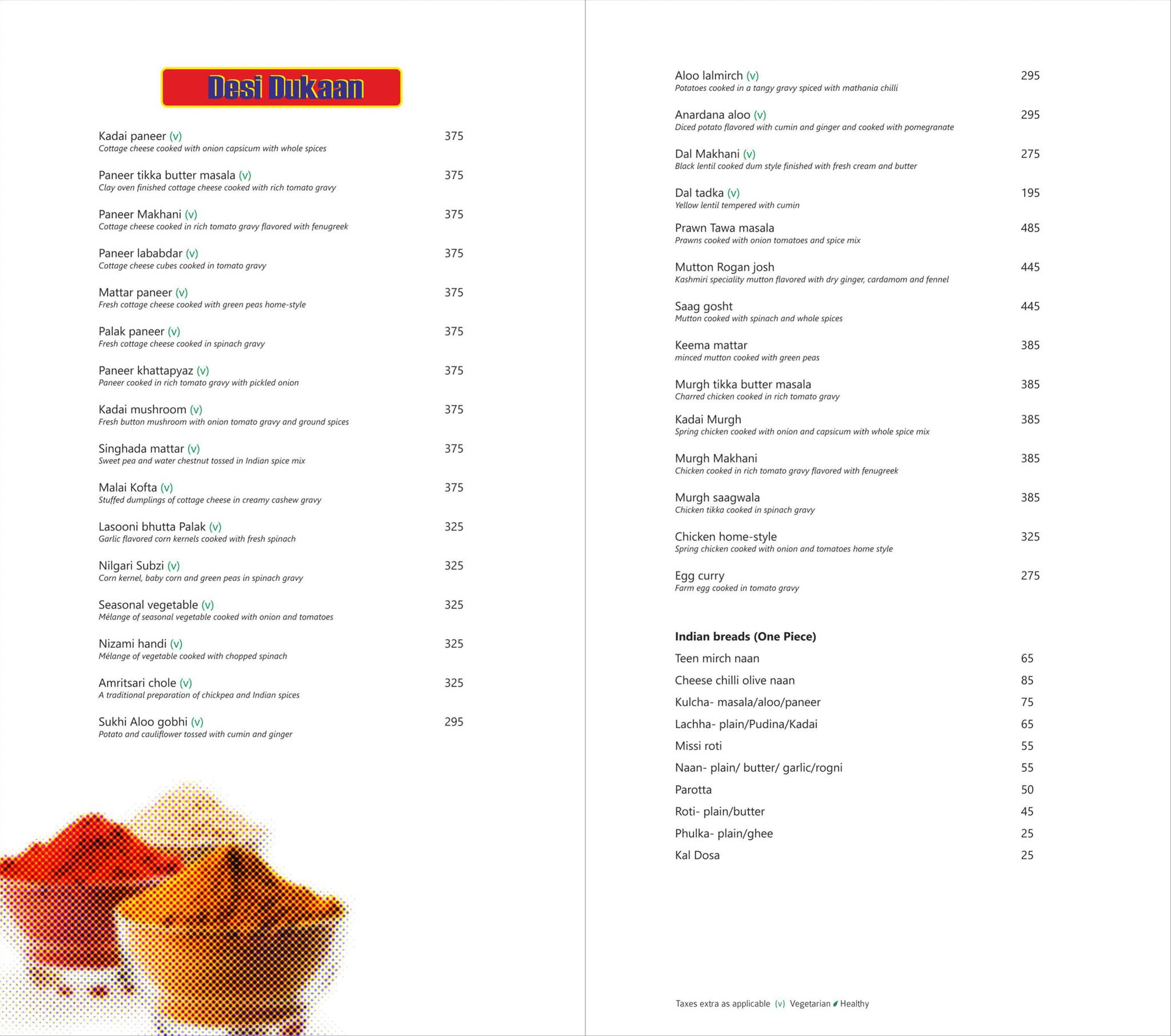 Zone by The Park Hotel, Coimbatore menu