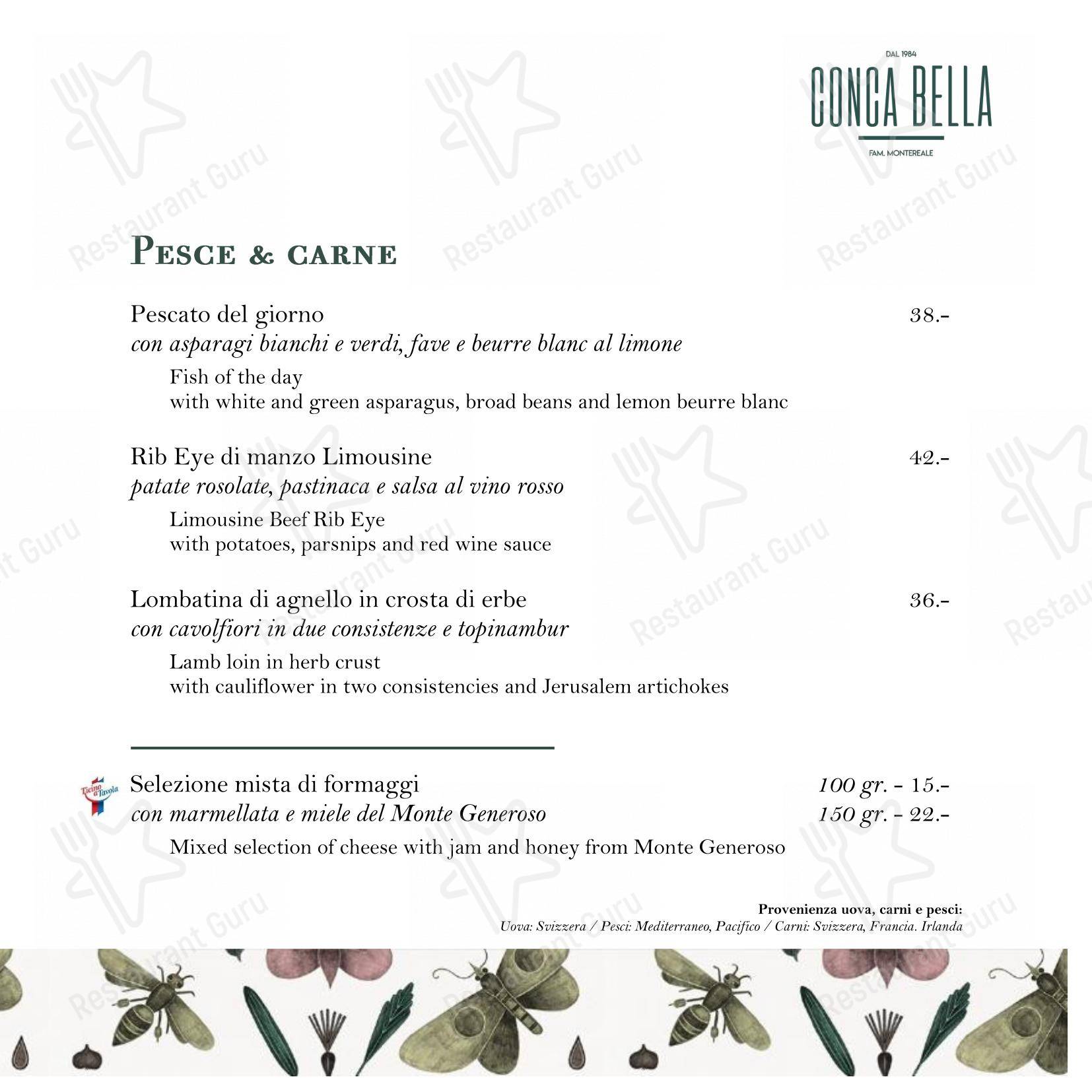 Menu di Conca Bella Boutique Hotel & Wine Experience - Детское