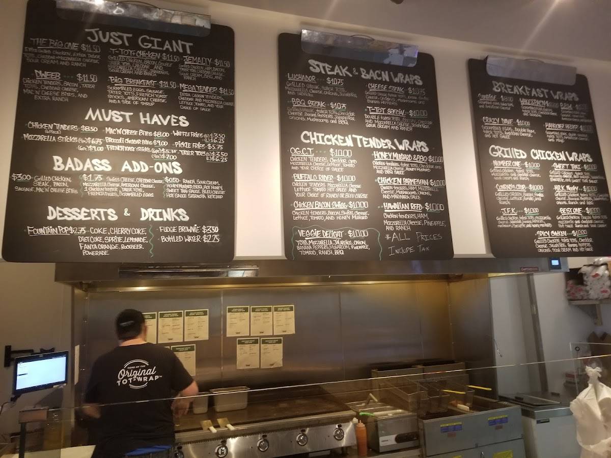Menu at Conrad's Grill restaurant, Chicago