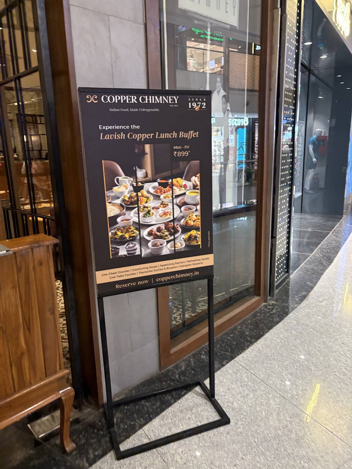 Copper Chimney - North Indian Restaurant in Whitefield, Bangalore menu