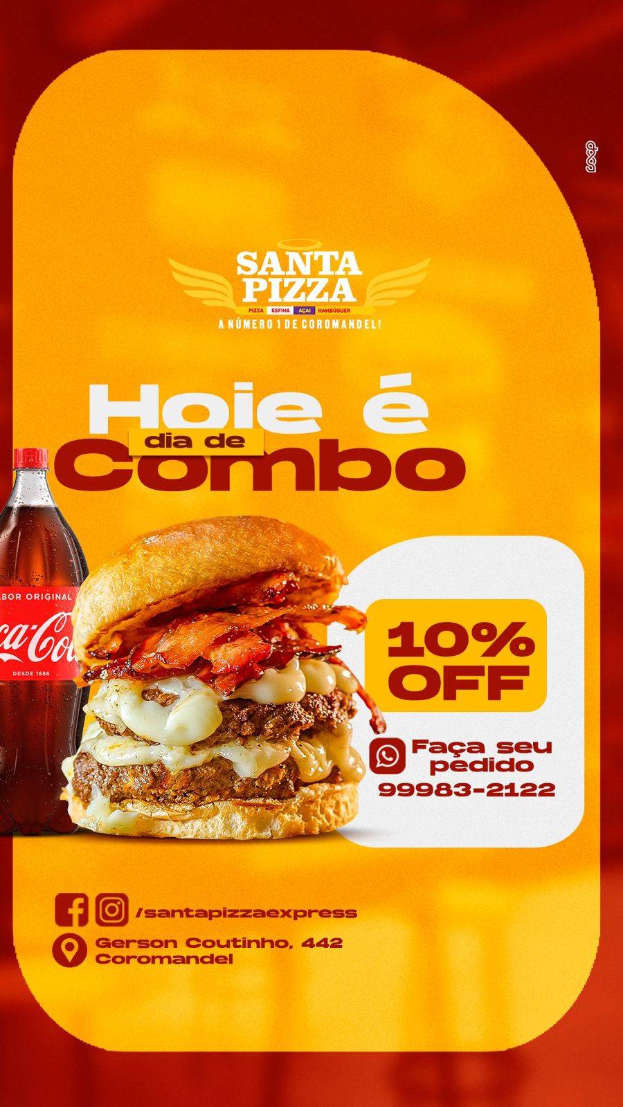 Santa Pizza cardápio
