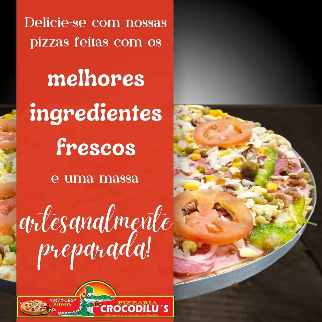 Crocodilu's Pizzaria cardápio