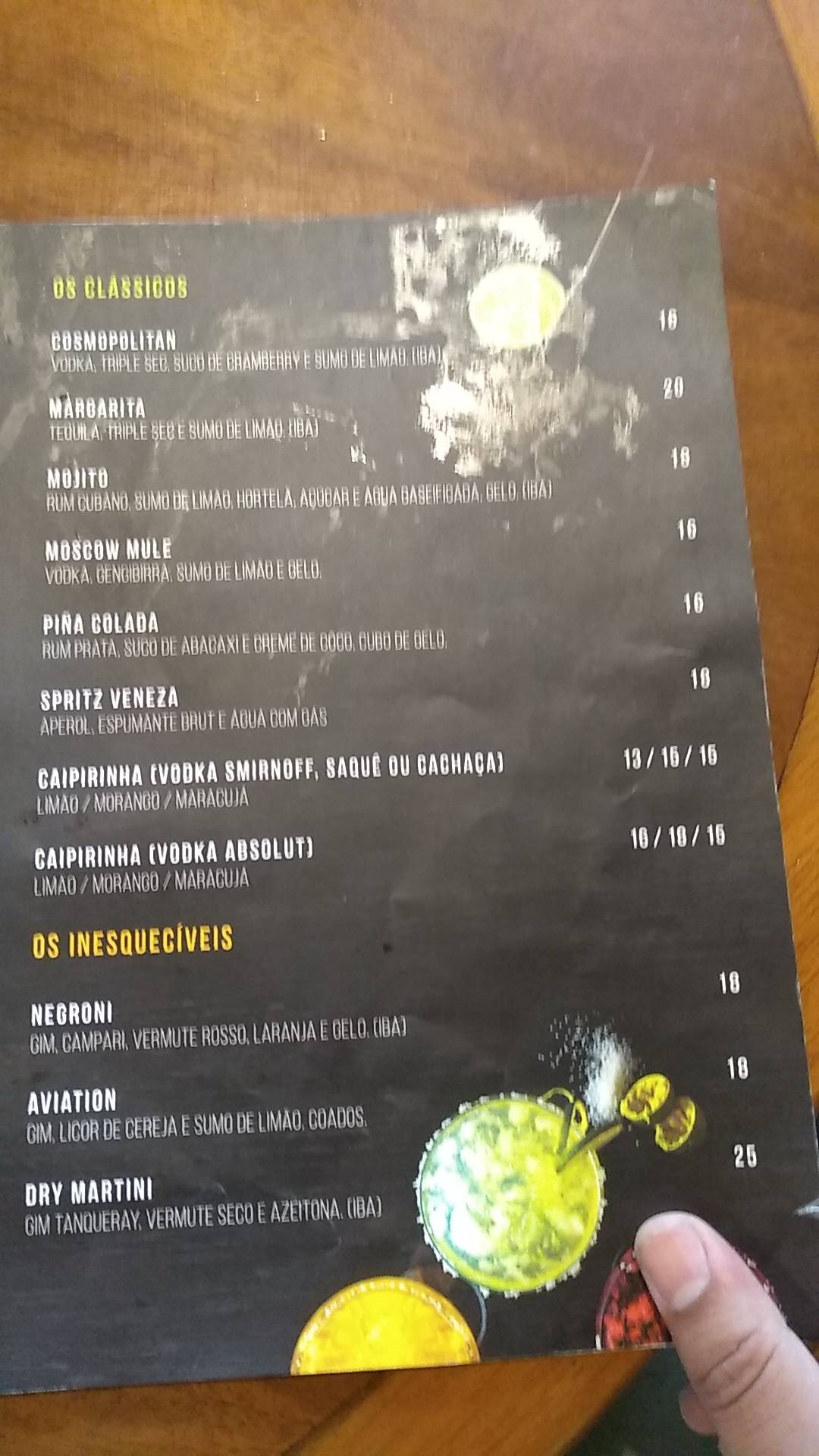 Bar Zépelin cardápio