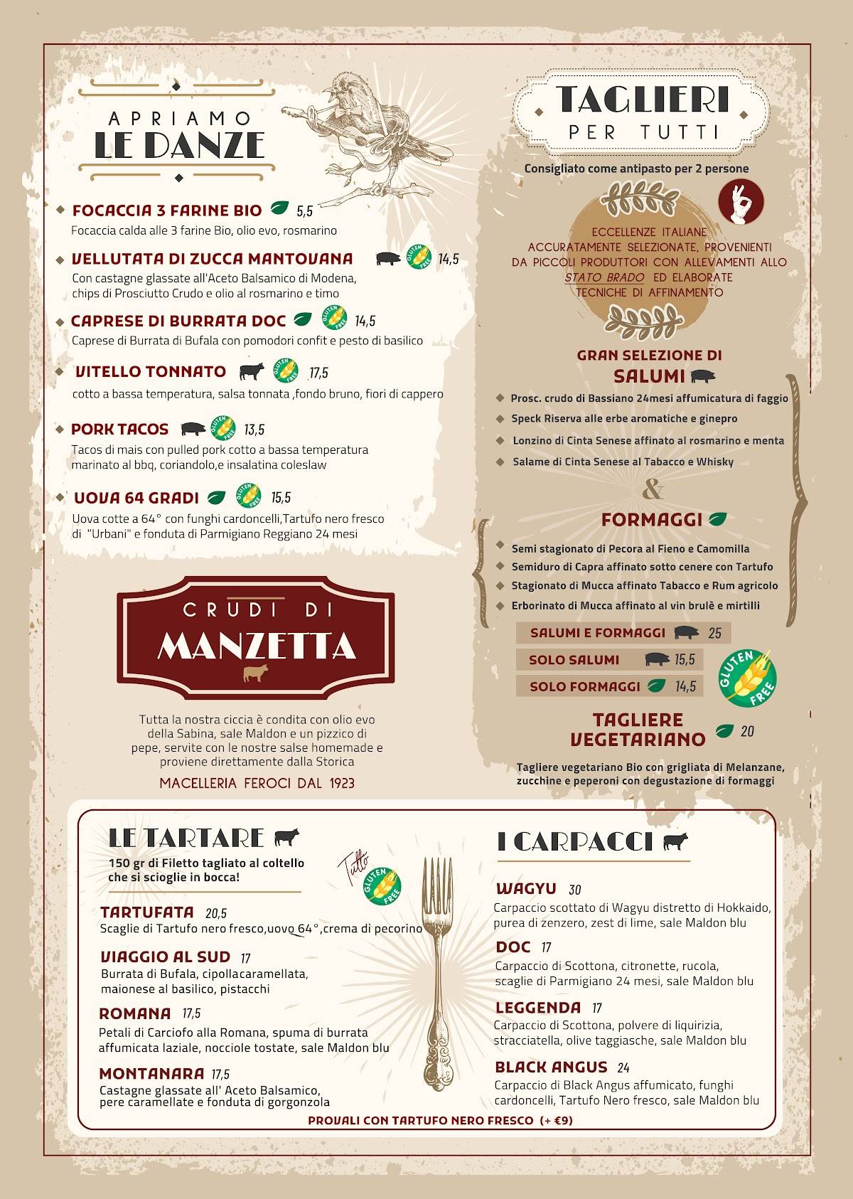 Menu di "DOC" EnoBistrot - Cucina & Vineria 