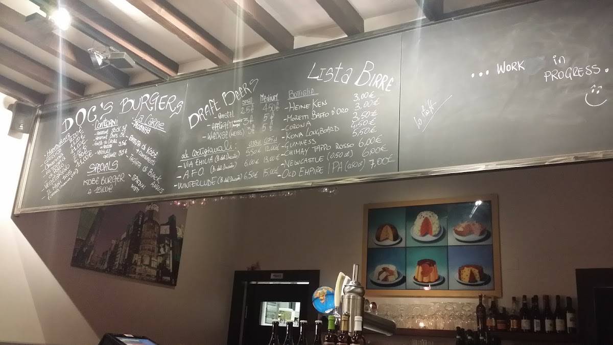 Menu di DOC The Burger House 