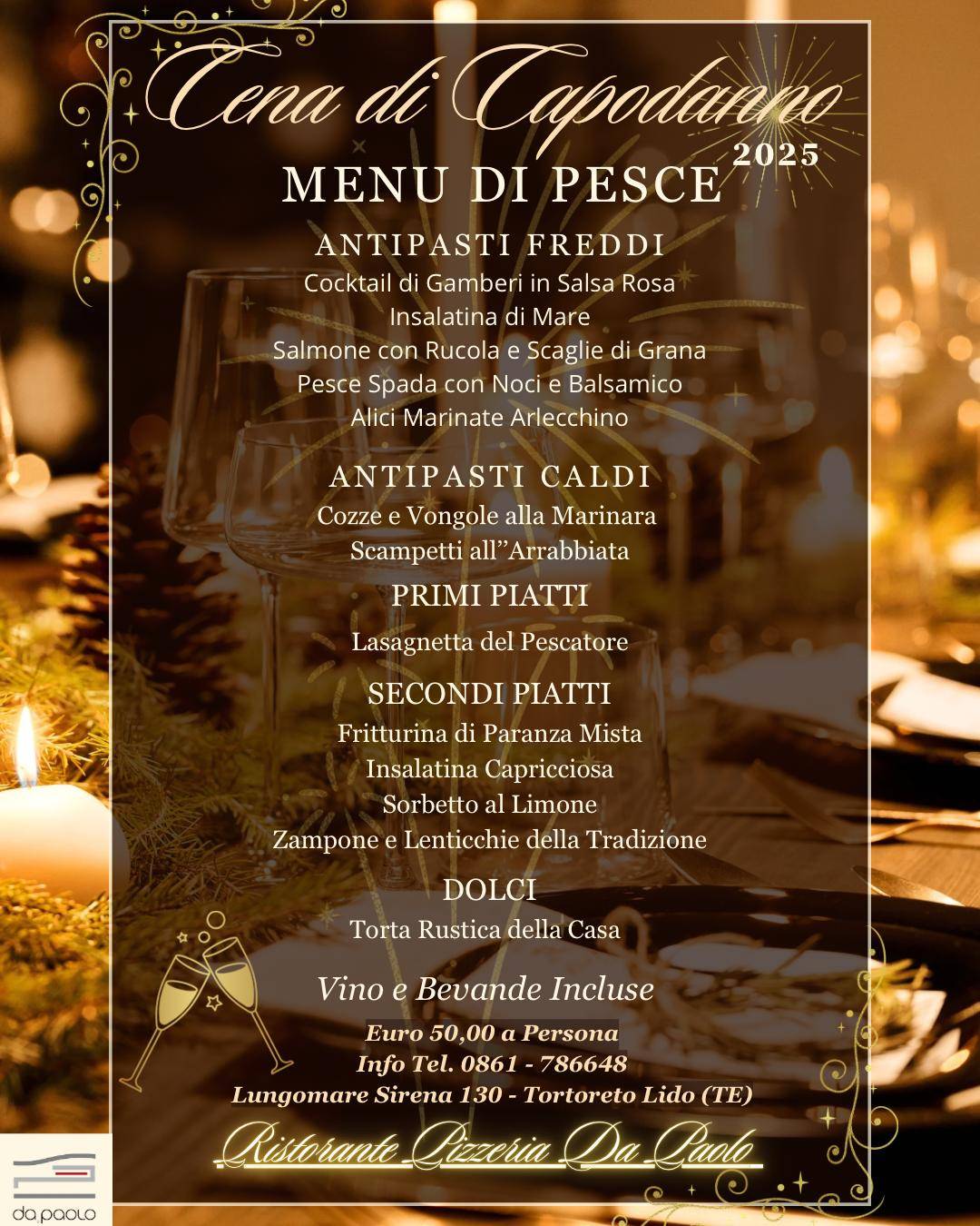 Menu di Da Paolo 