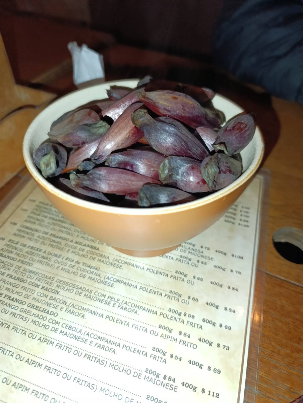 Deck Pub Velho Oeste cardápio