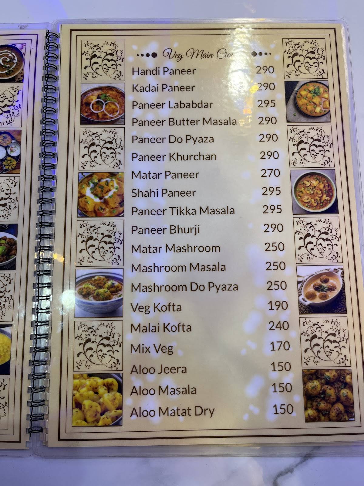 Delicious Dine Restaurant menu