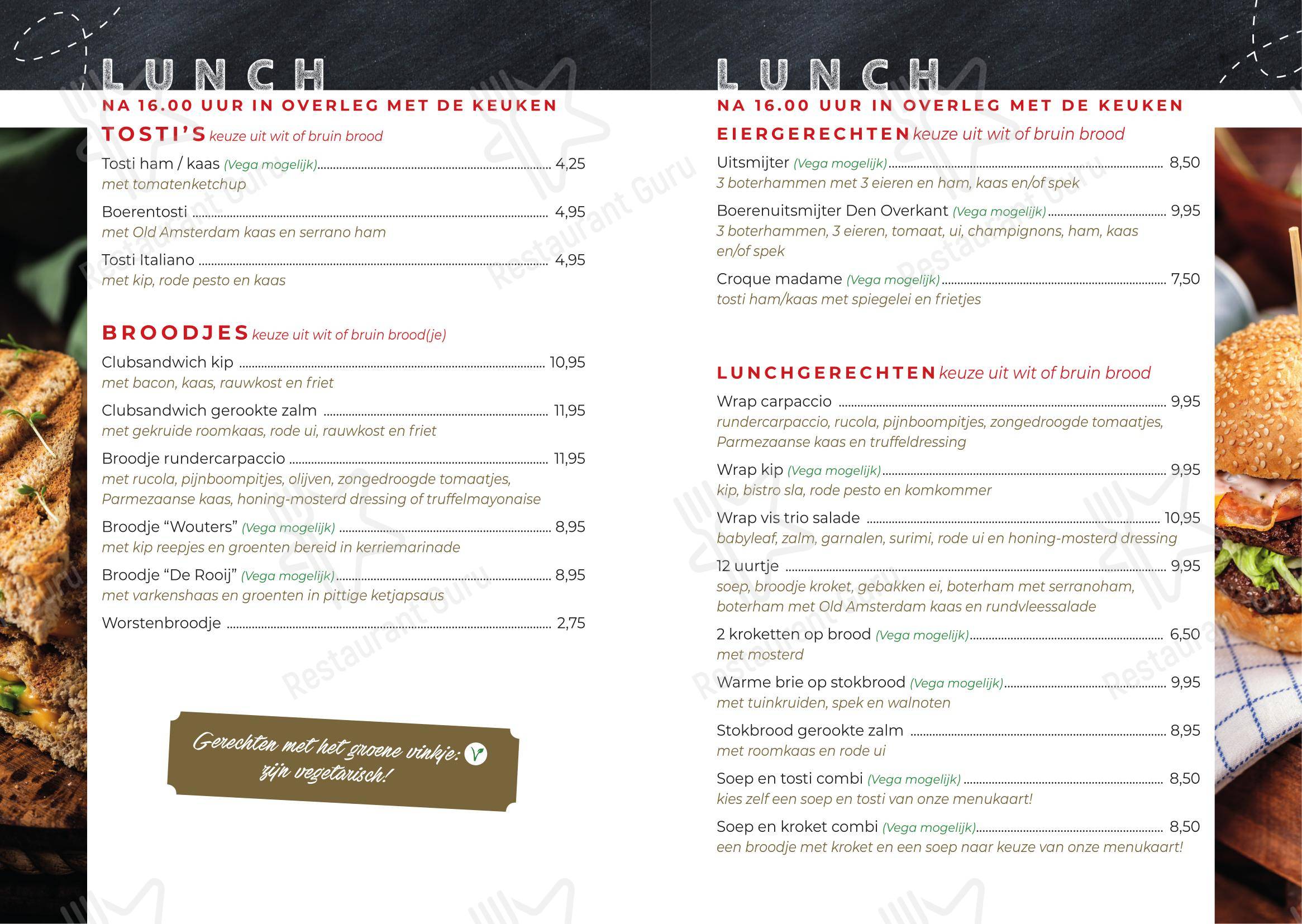 Menu bar pour Den Overkant dans Riel