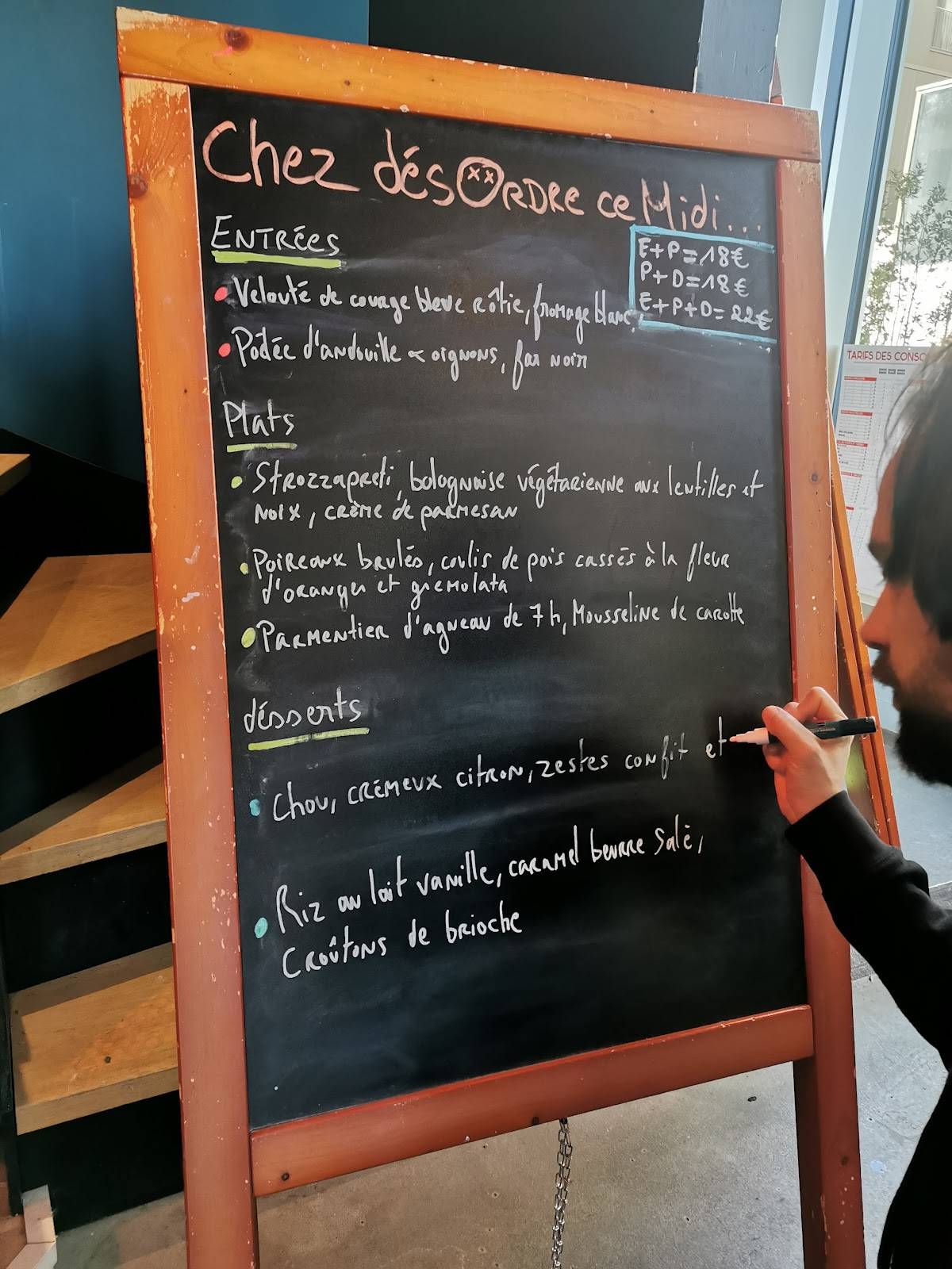 Menu de Désordre