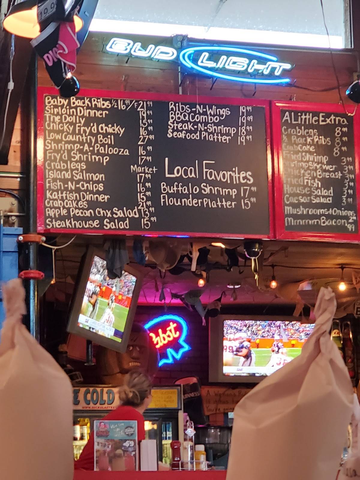 Menu at Dick's Last Resort - Myrtle Beach pub & bar, North Myrtle Beach