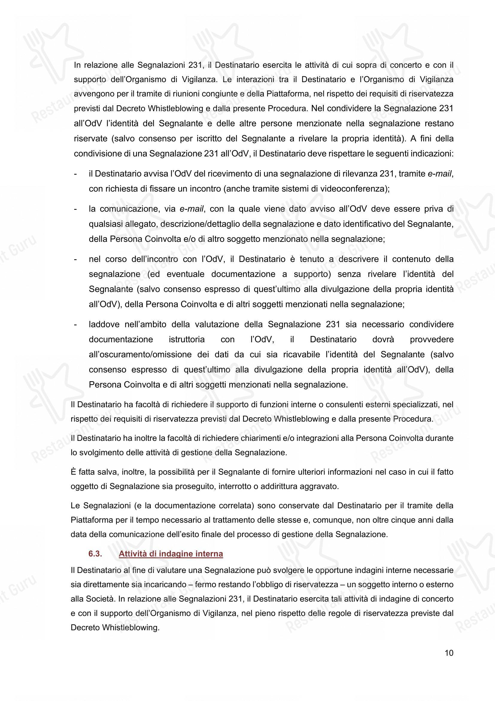 Menu di Dispensa Emilia I Gigli Campi Bisenzio - Детское