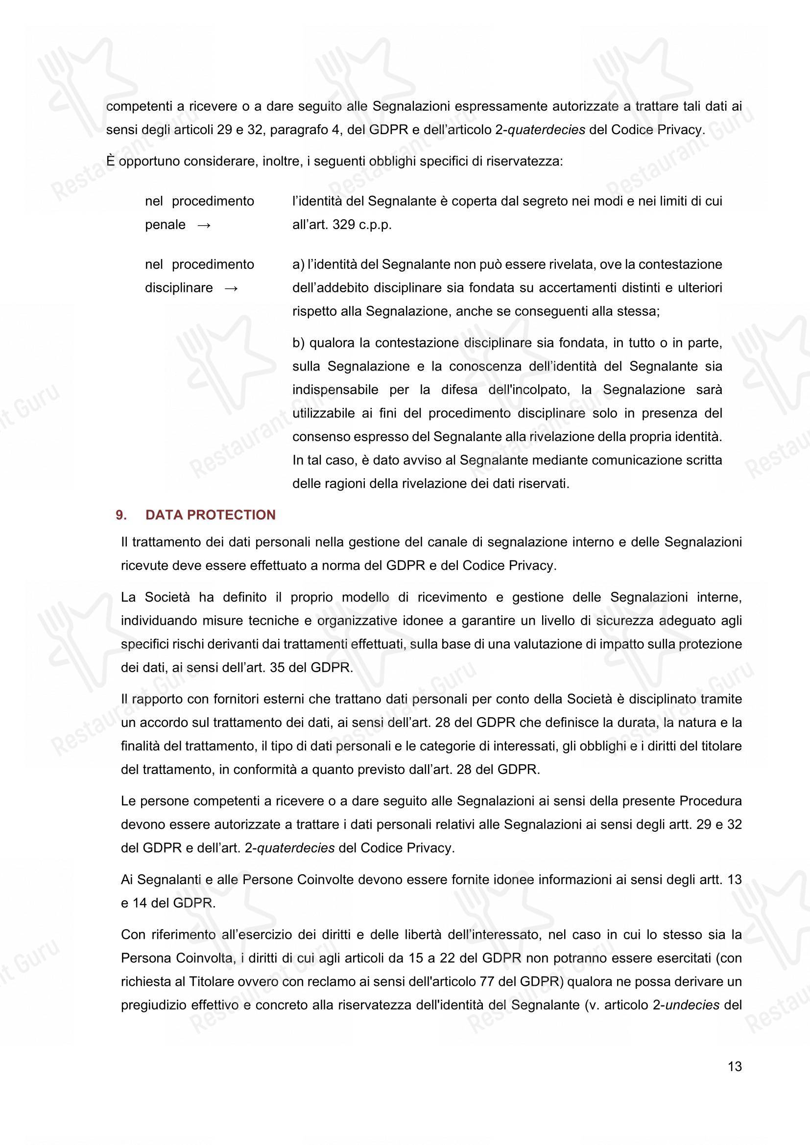 Menu di Dispensa Emilia I Gigli Campi Bisenzio - Детское