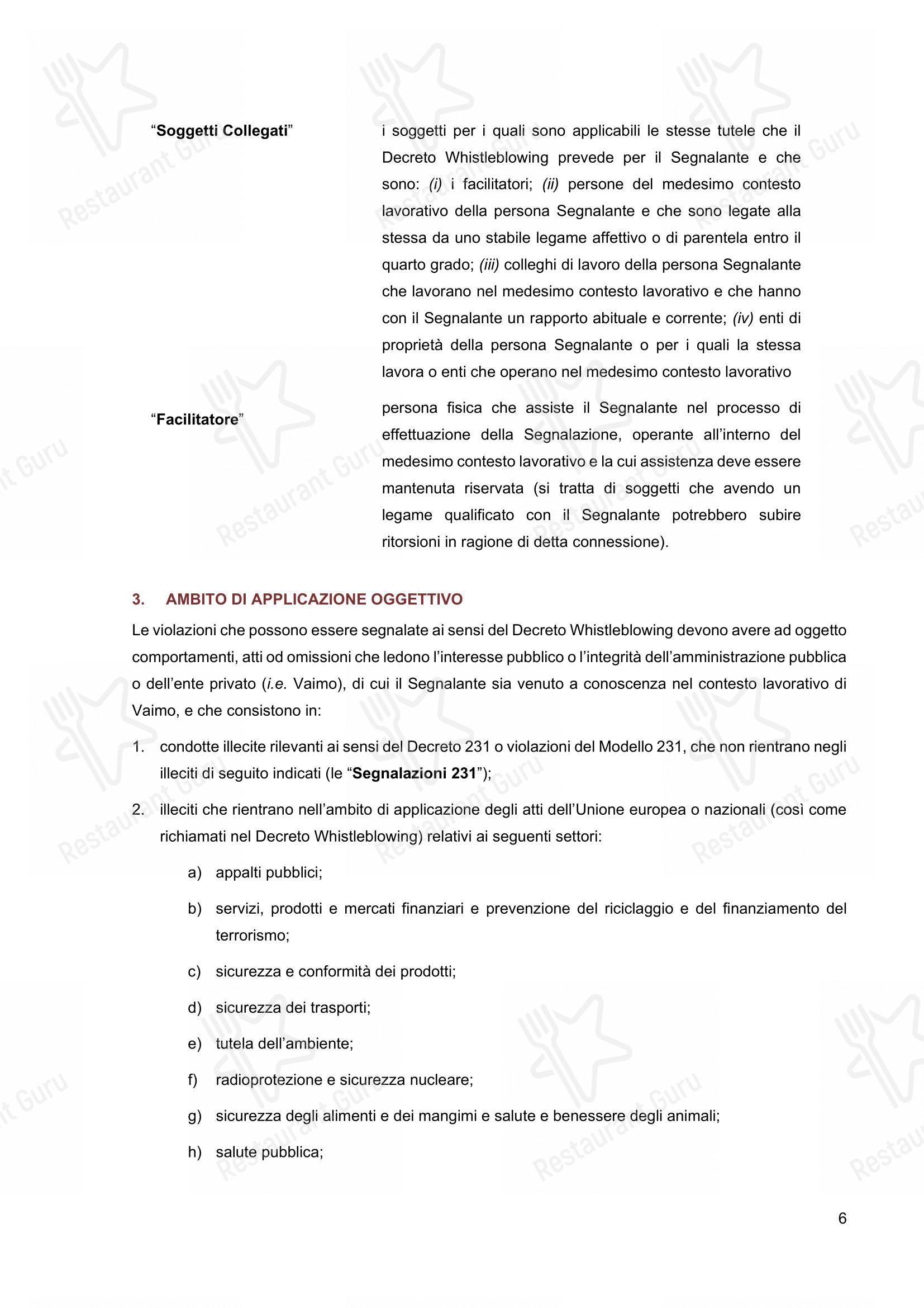 Menu di Dispensa Emilia I Gigli Campi Bisenzio - Детское