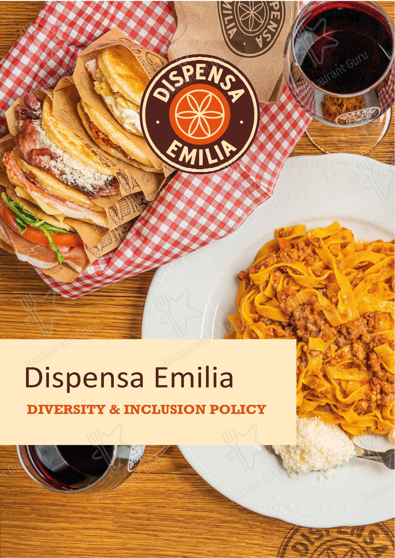 Menu di Dispensa Emilia I Gigli Campi Bisenzio - 菜单