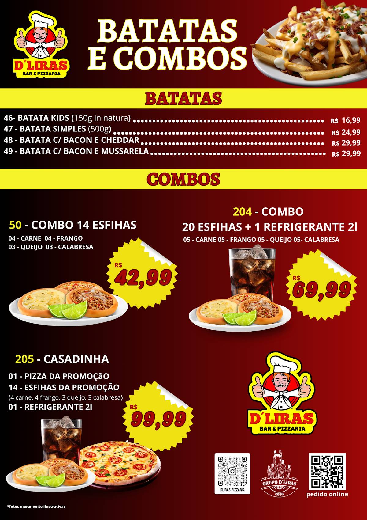 Dliras Bar e Pizzaria Garavelo - Bar Com Show Ao Vivo Garavelo Promoção de pizza todo dia cardápio