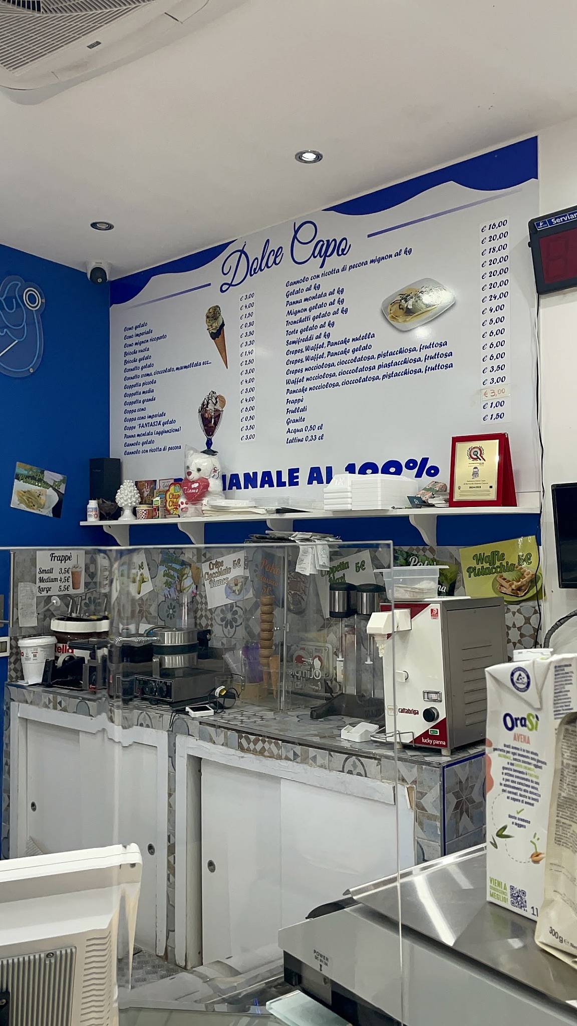 Menu di Dolce capo 