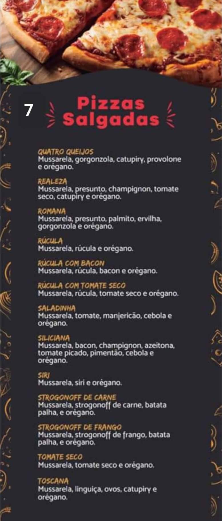 Dom Marco Pizzaria cardápio