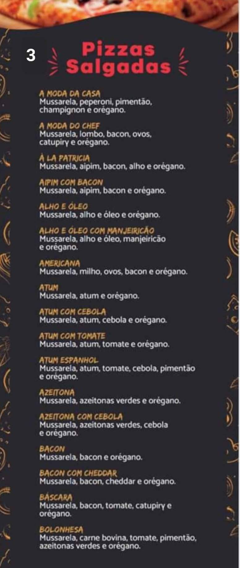 Dom Marco Pizzaria cardápio