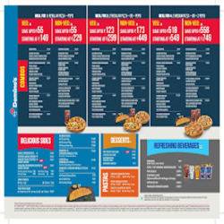 Domino's Pizza Vidya Nagar, Hubli menu