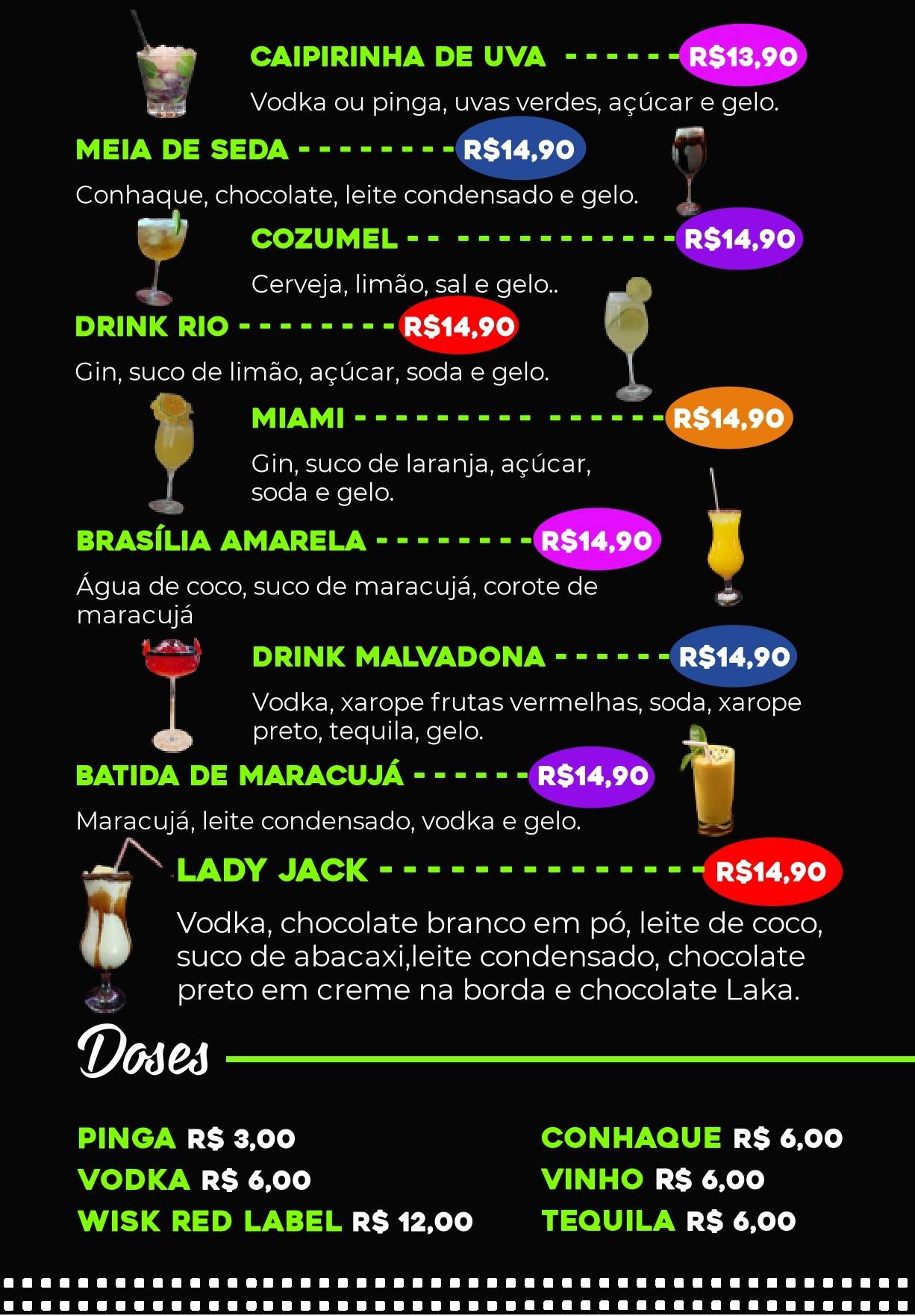 Donald's Lanches cardápio