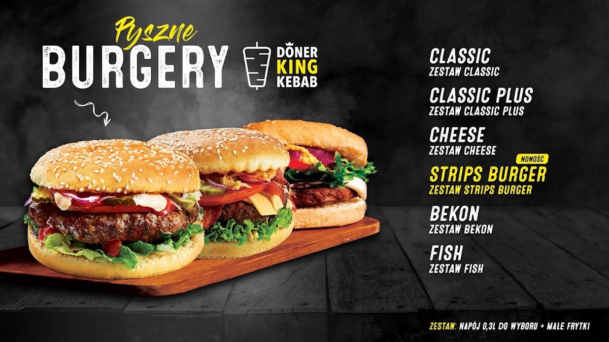 Menu at Doner King Kebab Zblewo Bar, Zblewo