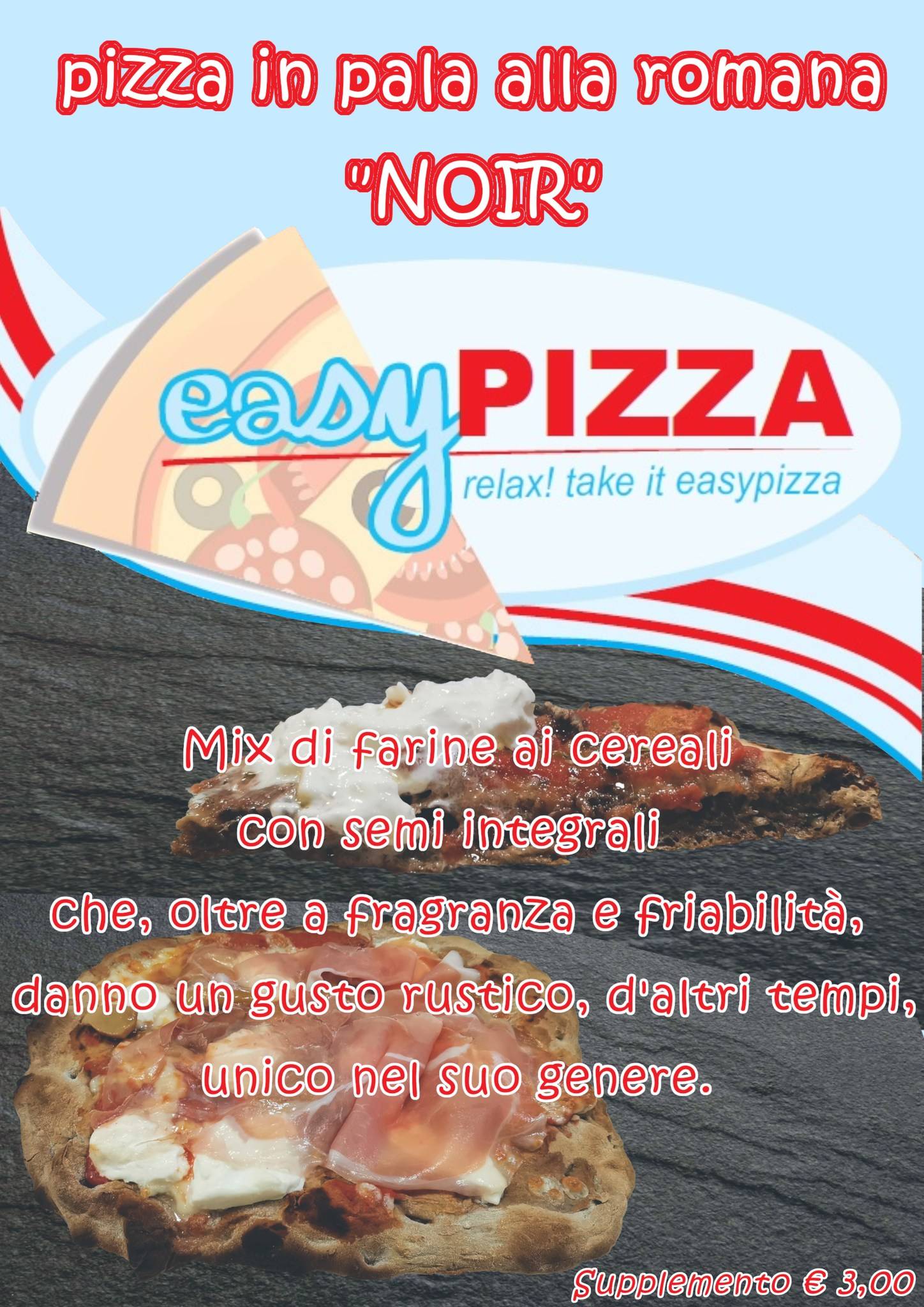 Menu di Easypizza paratico 