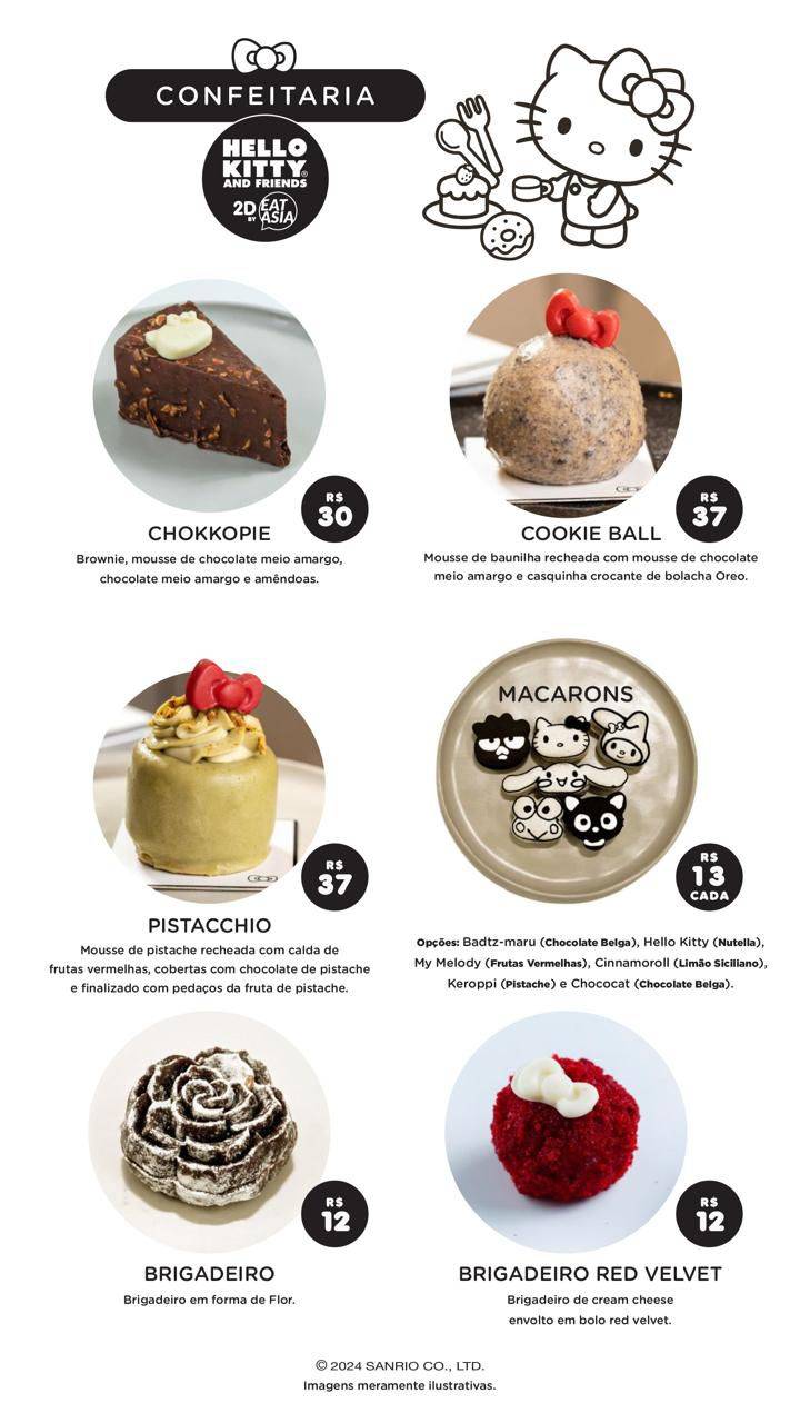 Hello Kitty and Friends 2d by Eat Asia cardápio